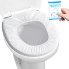 20pcs Quality Disposable Toilet Seat Covers, Portable Travel Toilet Seat Mats Pads for Public Toilets Hospital Hotel, Healthy White Toilet Seat Cushions for Men Women Girls, Each Wrapped Individually