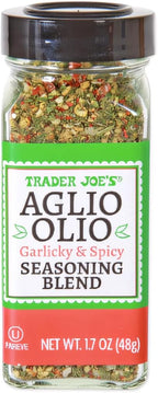 Trader Joe’s Aglio Olio Garlicky & Spicy Seasoning Blend, 1.7 oz (48g)