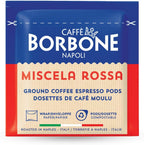 Caffè Borbone Espresso Paper Pods, Red Blend, Strong and Creamy, Medium Roast ESE Pods, Authentic Italian Espresso - 50 Count