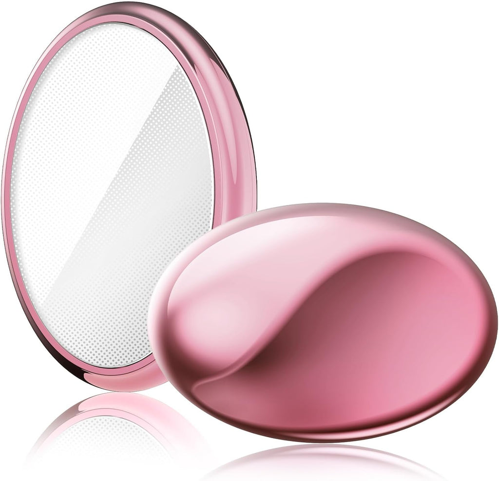 Crystal Hair Eraser for Women and Men, Reusable Crystal Hair Remover Magic Painless Exfoliation Hair Removal Tool, Magic Hair Eraser Device for Back Arms Legs (Pink)