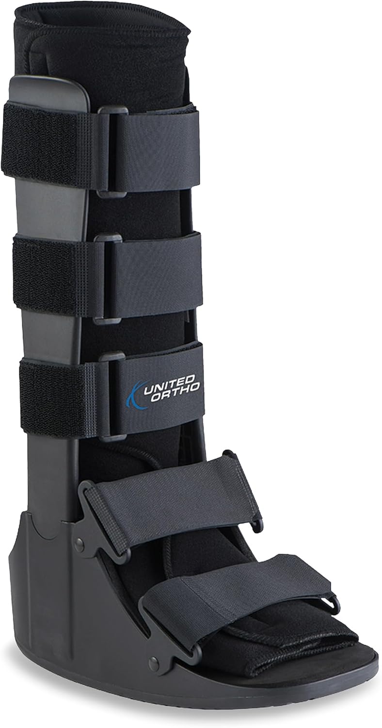 United Ortho Cam Walker Fracture Boot, Extra Small, Black