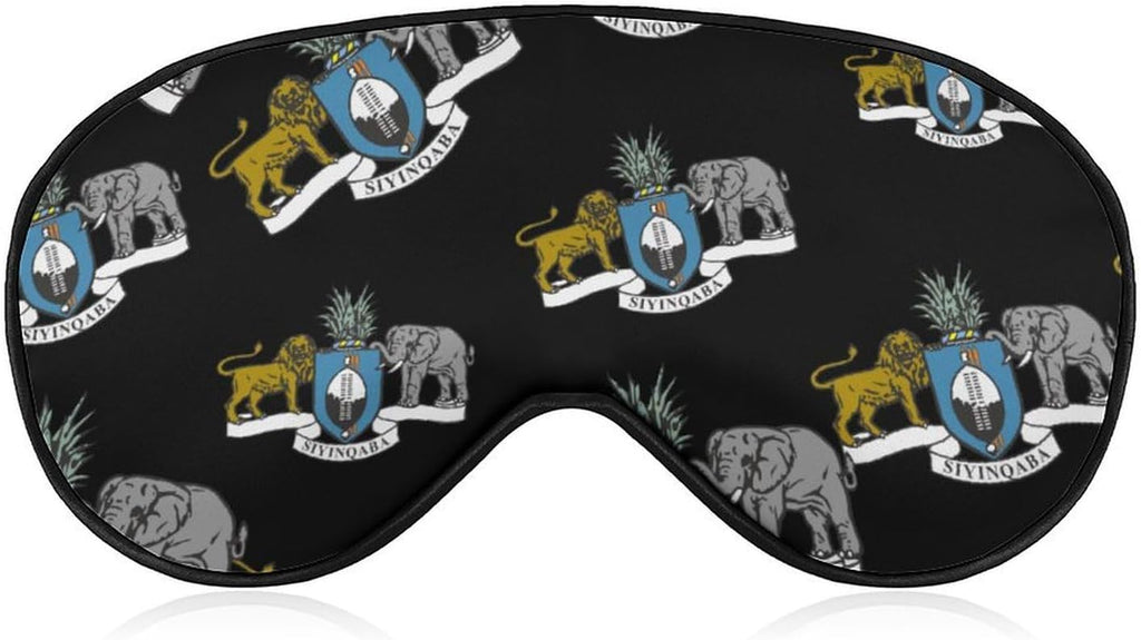 Coat of Arms of Eswatini Sleep Mask for Side Sleeper Women Men Soft Eye Pad Cover Masks for Sleeping