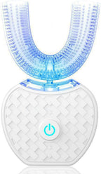 VIDECOR Toothbrush, Electric Sonic Toothbrush Automatic Cleaning Toothbrush, U-Shaped Teeth whitening Brush, 360° Ultrasonic Electric Toothbrush for Adult,A
