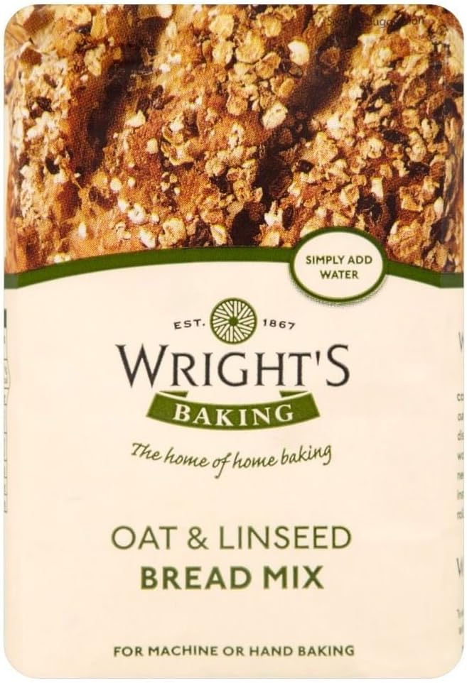 Wright's Oat & Linseed Bread Mix (500g) - Pack of 2