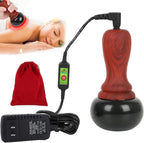 Hot Stones for Massage, Electric Body Massager with Adjustable Temperature, Natural Bian Stone Gua Sha Scraping Massager Warmer Kit for Massage Home SPA Relaxation Treatment Pain Relief