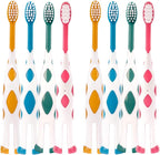 newrichbee 8 Packs Kids Toothbrush, Extra Soft Lovely Deer Toddler Toothbrush for Kids 2-8 Years (Pink&Orange&Blue&Green)