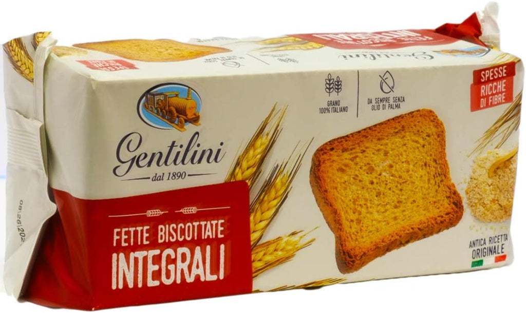 GENTILINI | Fette Biscottate | Integrali | Pack of 3 | Toast
