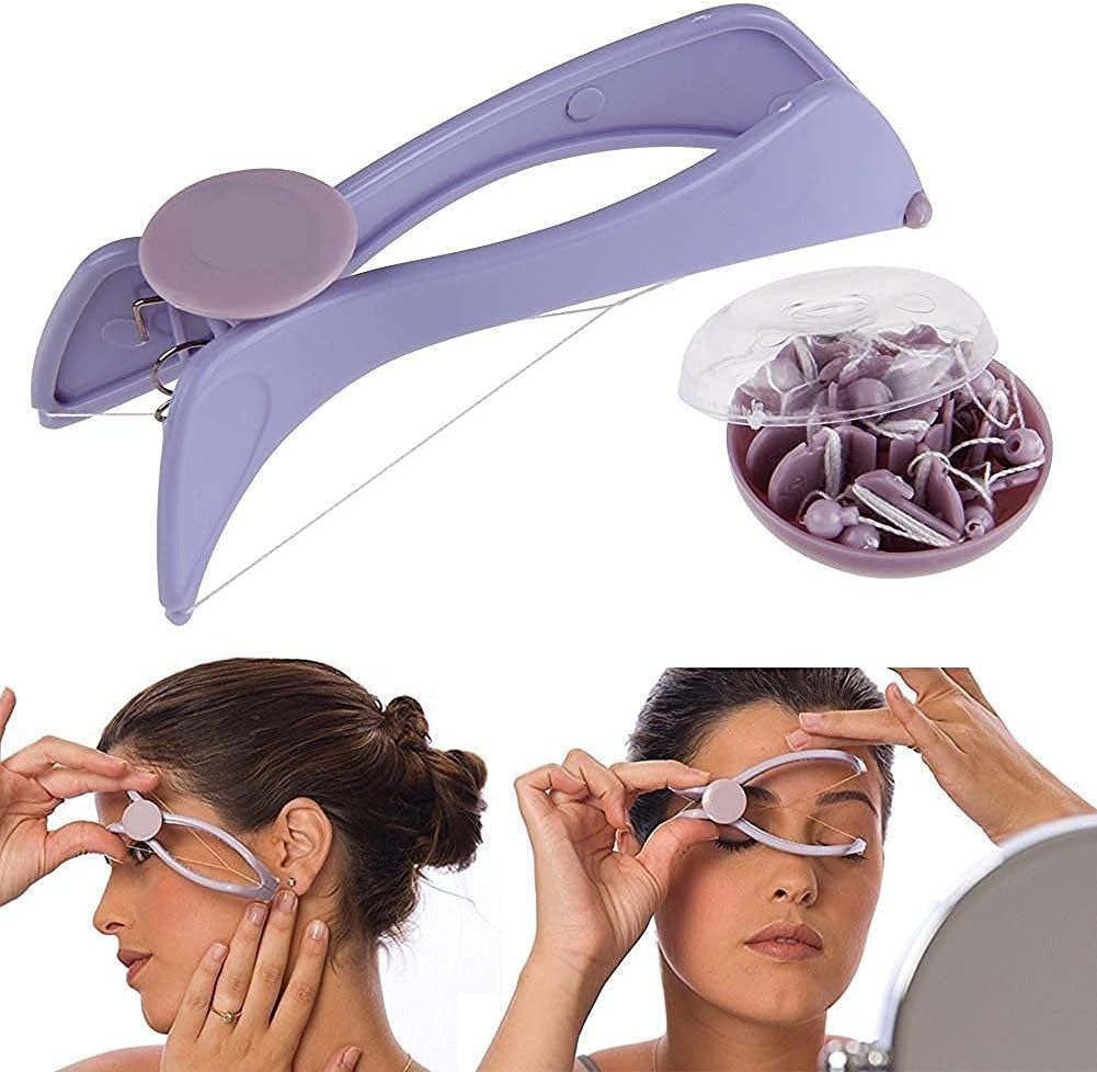 Eyebrow Face Body Hair Threading Removal System Tweezers for eyebrows, threading tool, threading machine for women, threading epilators
