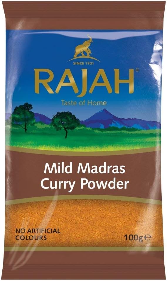 Rajah Madras Curry Mild Pkt 100G