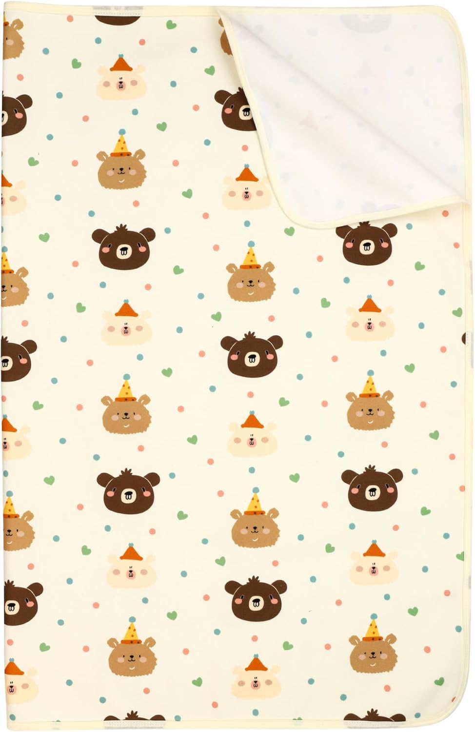 Baby Mat, Mattress Pad, Pee Pads for Kids - Waterproof Crib Pad, Reusable Potty Training Pad for Bed, Washable Toddler Protector, Unisex for Toddlers Adults Elderly (Bear, 31"×39")