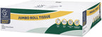 Papernet Jumbo Roll Toilet Tissue | Compatible with Universal Dispenser | 8 Rolls 2 ply 700’ x 3.4’