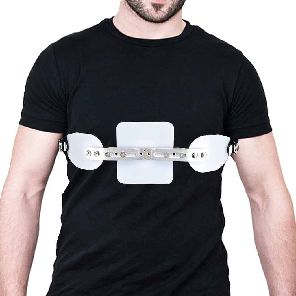 Pectus Carinatum Orthosis Brace, Pigeon Chest Support, Adjustable Medical Chest Brace for Ribs Valgus (For adult)