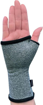 IMAK Brownmed Compression Arthritis Wrist Sleeve - Arthritis Compression Glove - Hand Compression for Carpal Tunnel & Tendonitis - Fingerless Wrist Brace & Support for Working & Gaming - Medium