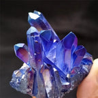 Stone Aura Quartz Crystal Titanium Bismuth Silicon Cluster