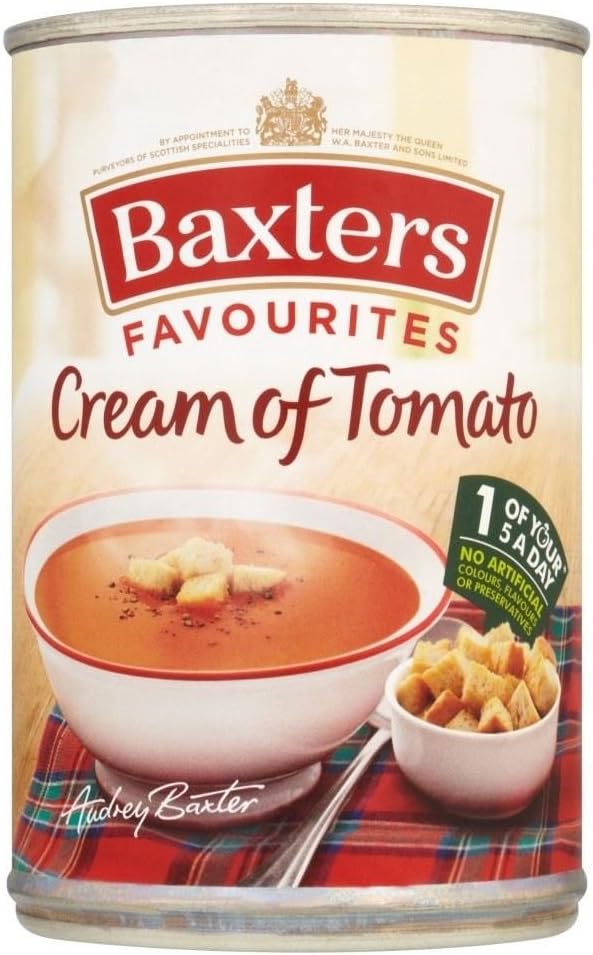 Baxters Favourites Cream of Tomato Soup (400g) - Pack of 6
