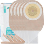 30 PCS Colostomy Bags,One Piece Ostomy Drainable Pouches with Closure for Ileostomy Stoma Care, 15mm-60mm Cut to Fit
