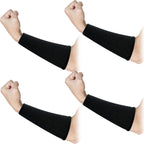 2 Pairs Arm Protection Sleeves Cut Burn Resistant Sleeve Anti Abrasion Forearm Cover Protector for Men Thin Skin