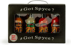 SPYCE Habanero Hot Sauce Gift Set Variety Pack, Vegan, Gluten Free, Low Sodium, Non GMO, No MSG, No Sugar, No Filler 5 oz/4 Pack