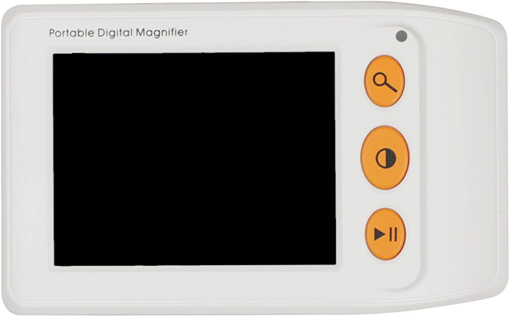 3.5 Inch Digital Magnifier Handheld Low Vision Reading Aid,2x-25x Zoom Foldable Handle with Multiple Color Patterns Low Vision Aids for Easier Reading