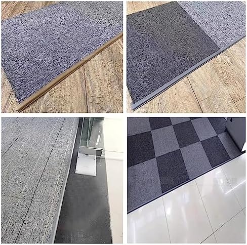 Flooring Transition Strips, Flexible Floor Transition Strip from Carpet to Tile, Self Adhesive, 1.3" Wide Cuttable Carpet Edge Trim Strip, Suitable for Home, Crowded Places(32.8ft,Blue)