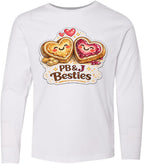 inktastic Peanut Butter Jelly Sandwich Youth Long Sleeve T-Shirt