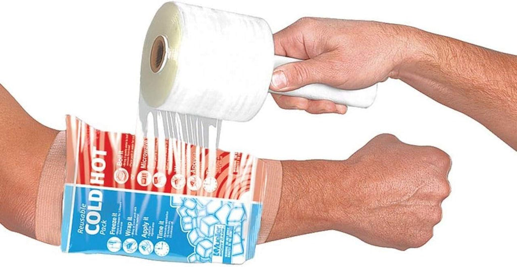 Mueller EZ-Wrap Plastic Film w/Handle - Each (4 in X 1000 ft roll)