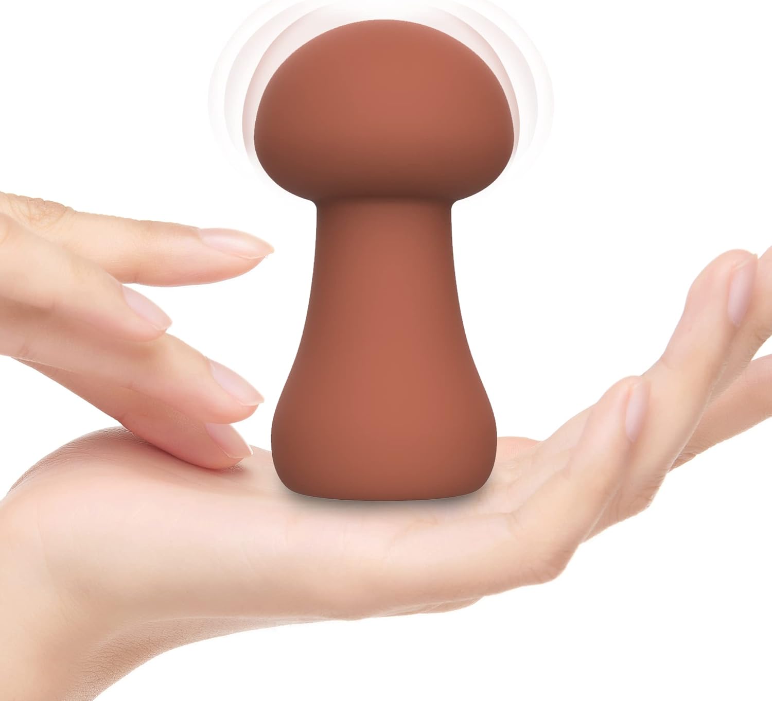 Mushroom Shaped Personal Handheld Cordless Portable Shoulder & Neck Electric Massager - Waterproof Travel Back Massager, Suitable for Full Body to Relieve Muscle Pain and Fatigue.(Randy Orange)