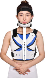 Cervical Thoracic Orthosis, Height/Head Adjustment, Head Neck Chest Thoracic Halo Brace, for Head/Neck/Chest/Cervical Spine Atrophy and Injury
