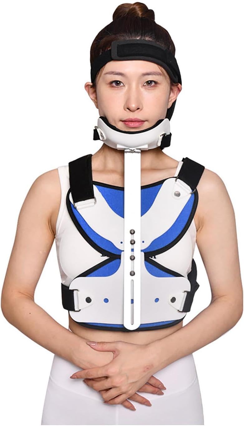 Cervical Thoracic Orthosis, Height/Head Adjustment, Head Neck Chest Thoracic Halo Brace, for Head/Neck/Chest/Cervical Spine Atrophy and Injury