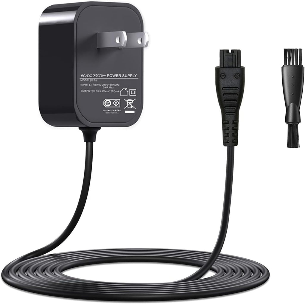 4.8V~5.4V Shaver Charger compatible with Panasonic Arc6 5 4 3 Electric Razor ES-LV65/LV67/LV95/LV97, ES-LA63/LA93/LF51/LT71 Wet Dry Razor Charger Cord Replacement.