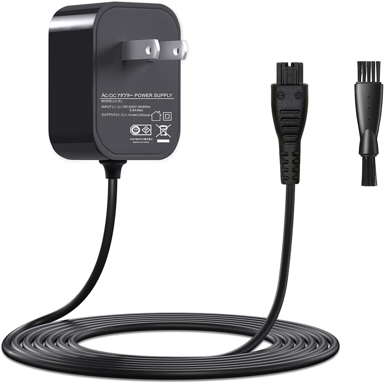 4.8V~5.4V Shaver Charger compatible with Panasonic Arc6 5 4 3 Electric Razor ES-LV65/LV67/LV95/LV97, ES-LA63/LA93/LF51/LT71 Wet Dry Razor Charger Cord Replacement.