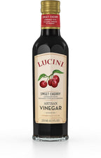 Lucini Italia Sweet Cherry Balsamico Artisan Vinegar – Italian Balsamic Vinegar – Aged Balsamic Vinegar from Modena Italy - Non-GMO Verified, Whole30 Approved, 250mL
