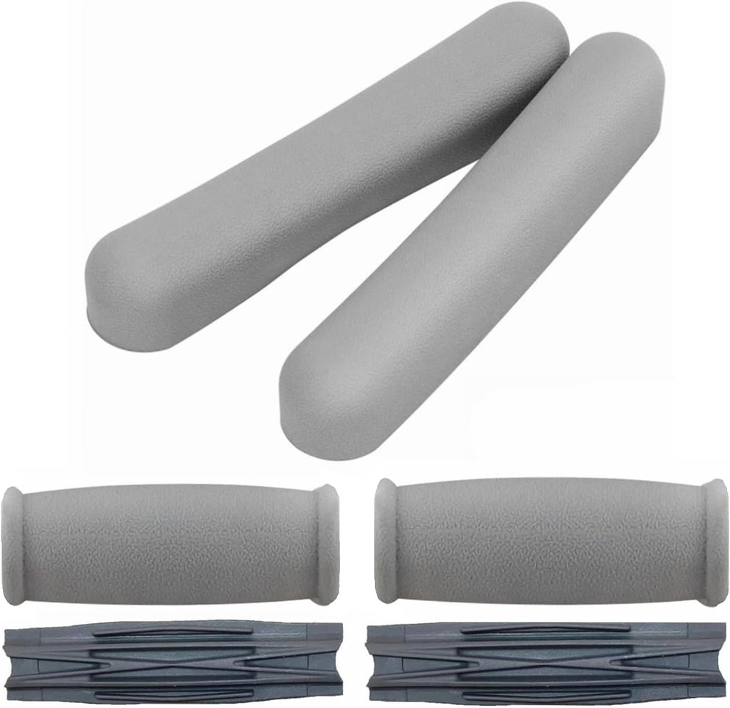 Crutch Underarm Pads and Crutch Hand Grip, Universal Crutch Armpit Pad Cover, Crutch Handgrip with Handgrip Core, Under Arm Soft Cushioned Covers for Crutches Accessories(4 Pack)