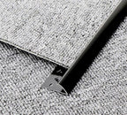 Z-Type Aluminum Transition Strip for Wood to Carpet/Tiles - 90cm Durable Floor Edging Trim(Gold)