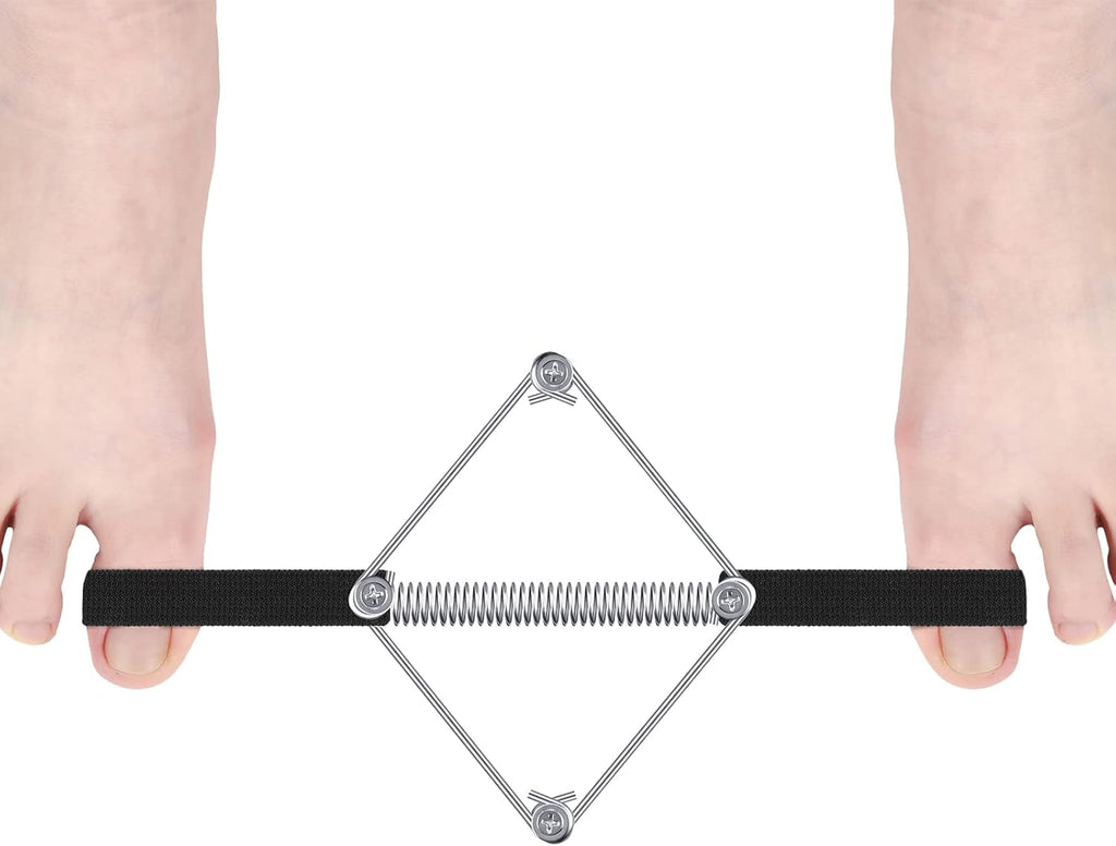 Tondiamo Pilates Toe Stretcher Bunion, Hallux Valgus Big Toe Strap Spacer Tension Bunion Exercise Band Stretchy Alignment Splint Restores Pain Relief for Women Men