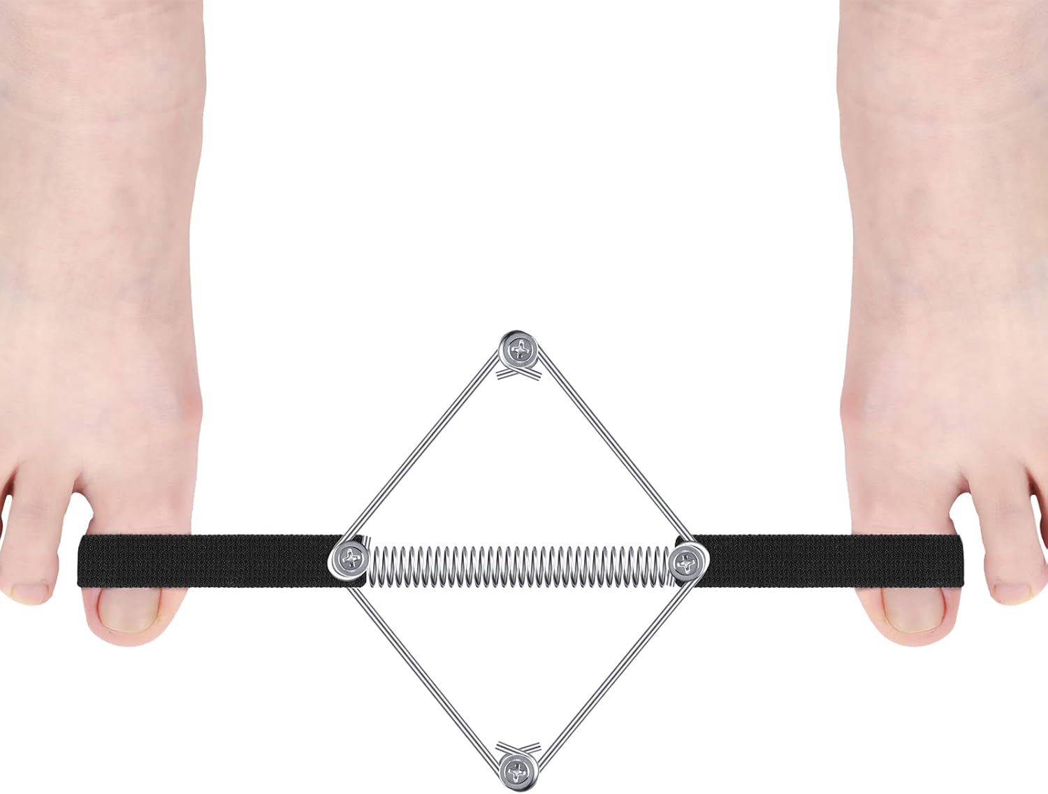 Tondiamo Pilates Toe Stretcher Bunion, Hallux Valgus Big Toe Strap Spacer Tension Bunion Exercise Band Stretchy Alignment Splint Restores Pain Relief for Women Men