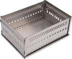 Sauna Stone Basket Holder, Stainless Steel Sauna Rocks Stone Stand, Charcoal Firebox Basket Grill for Charcoal Wood Burning Stove (SL 300)