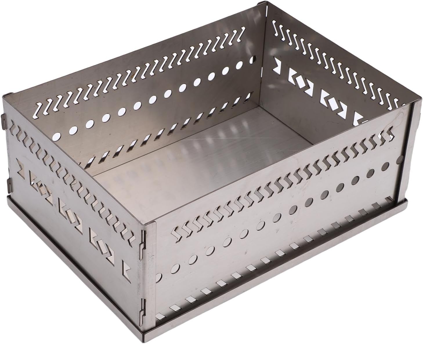 Sauna Stone Basket Holder, Stainless Steel Sauna Rocks Stone Stand, Charcoal Firebox Basket Grill for Charcoal Wood Burning Stove (SL 300)