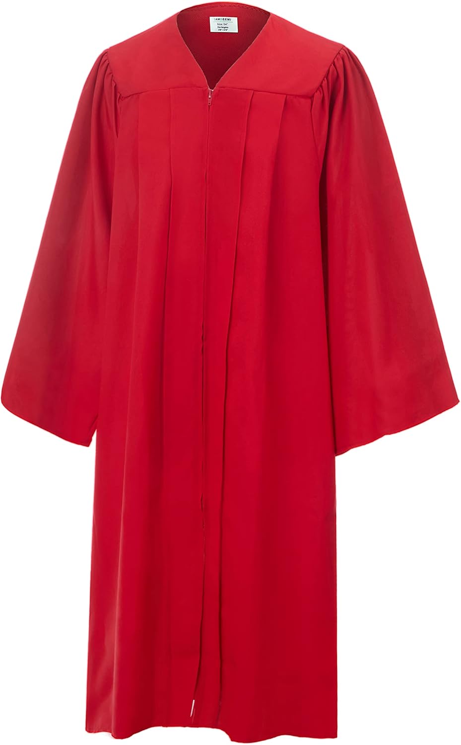 SAMDEEMI Unisex Adult Matte Graduation Gown Only, for High School, Bachelor, Choir Robes, Pulpit Robe, Pastor and Halloween