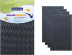 UNIKSTEP 2 Pairs (4 Pieces) Shoe Sole Protectors, Wave Pattern Shoe Bottom and Heel Non Slip Grips