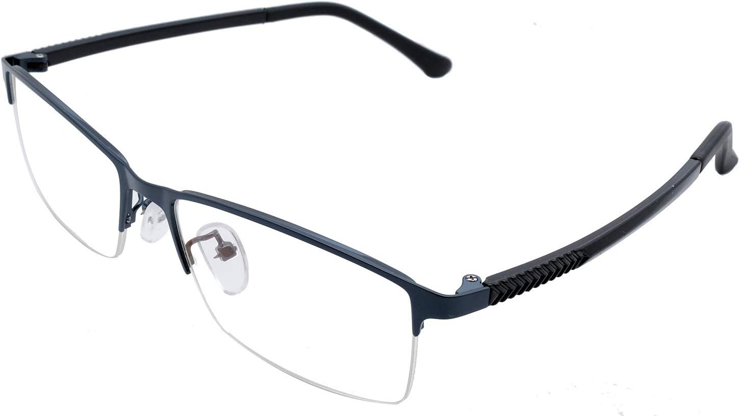 Computer Reading Glasses Anti Blue Ray Half Rim Readers Spectacles