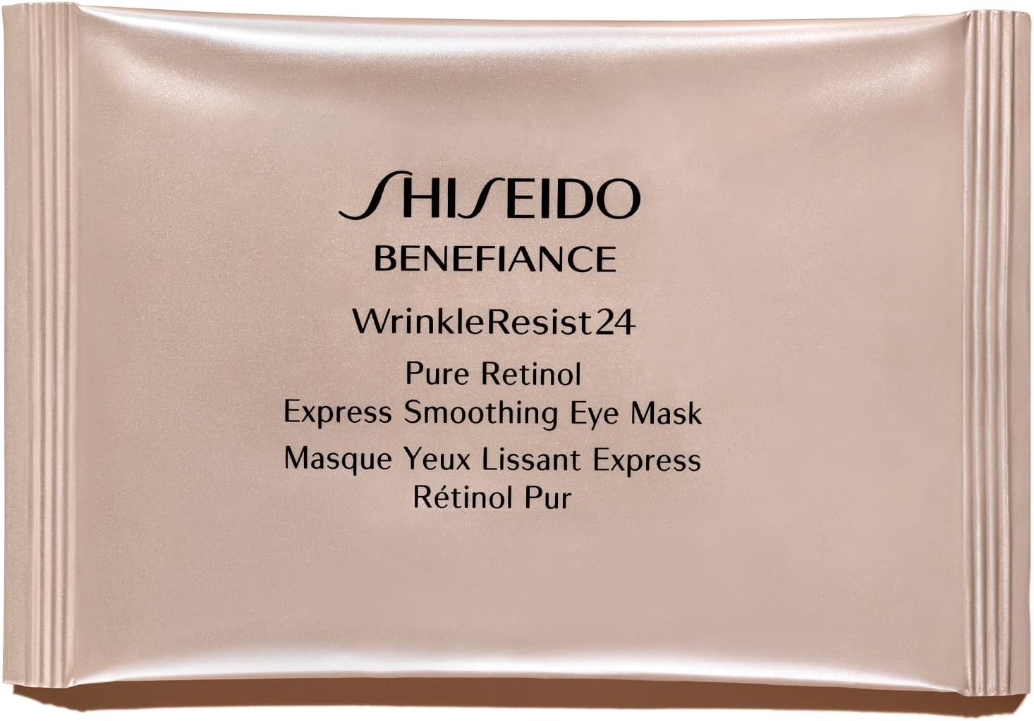 Shiseido Benefiance WrinkleResist24 - Pure Retinol Express Smoothing Eye Mask - 12 Sets of Two Eye Masks - Reduces Appearance of Wrinkles in 15 Minutes