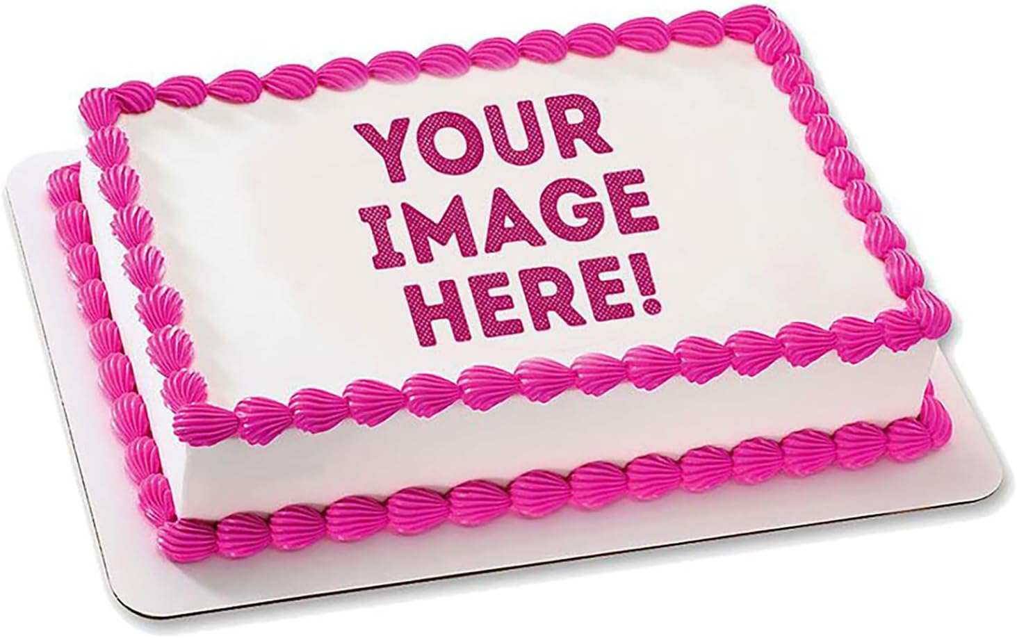 Custom Cake Edible Images, Make your Own Custom Cake Topper Edible Personalized Image (7.5"x10")