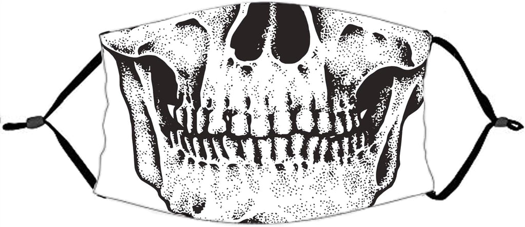 M-YOUNG Skull Face Reusable Balaclava Facial Decorations Bandanas Lightweight Funny Skeleton Scarf for Women and Men