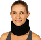 Vive Neck Brace for Neck Pain and Support for Women, Men - Cervical Collar - Soft Neck Brace for Pinched Nerve - Vertebrae Whiplash Wrap for Posture, Sleeping - Spinal Support and Spine Pressure