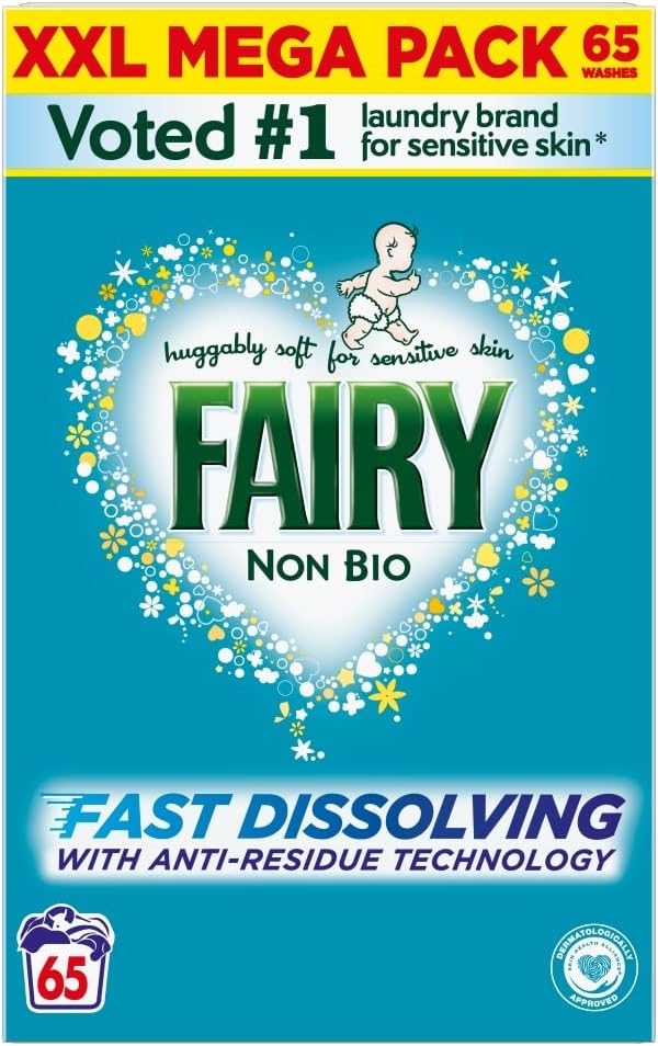 Fairy Non Bio for Sensitive Skin Laundry Powder 3.575kg