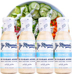 Yo Mama's Foods Keto Ranch Salad Dressing and Dip - Pack of (4) - Low Carb, Low Sodium, and Gluten-Free