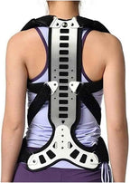 Spine Back Support Brace Posture Correctors For Men Women Teenager Adjustable Metal Straps Shoulder Neck Clavicle Lumbar Support Straightener(Large)