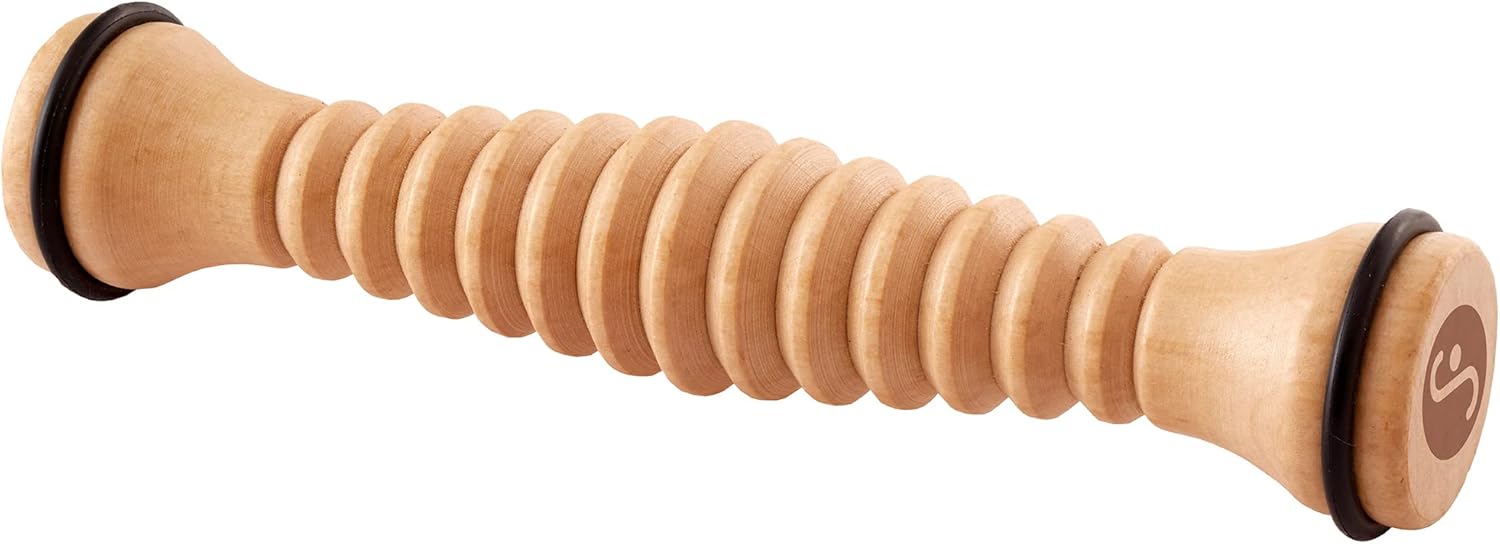 Body Back Wooden Foot Roller, Foot Massager for Plantar Fasciitis, Stress Relief, Relaxation