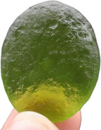 Natural Moldavite Czech Meteorite Impact Glass Rough Stone Crystal Energy Stone 1pc(5 9g)